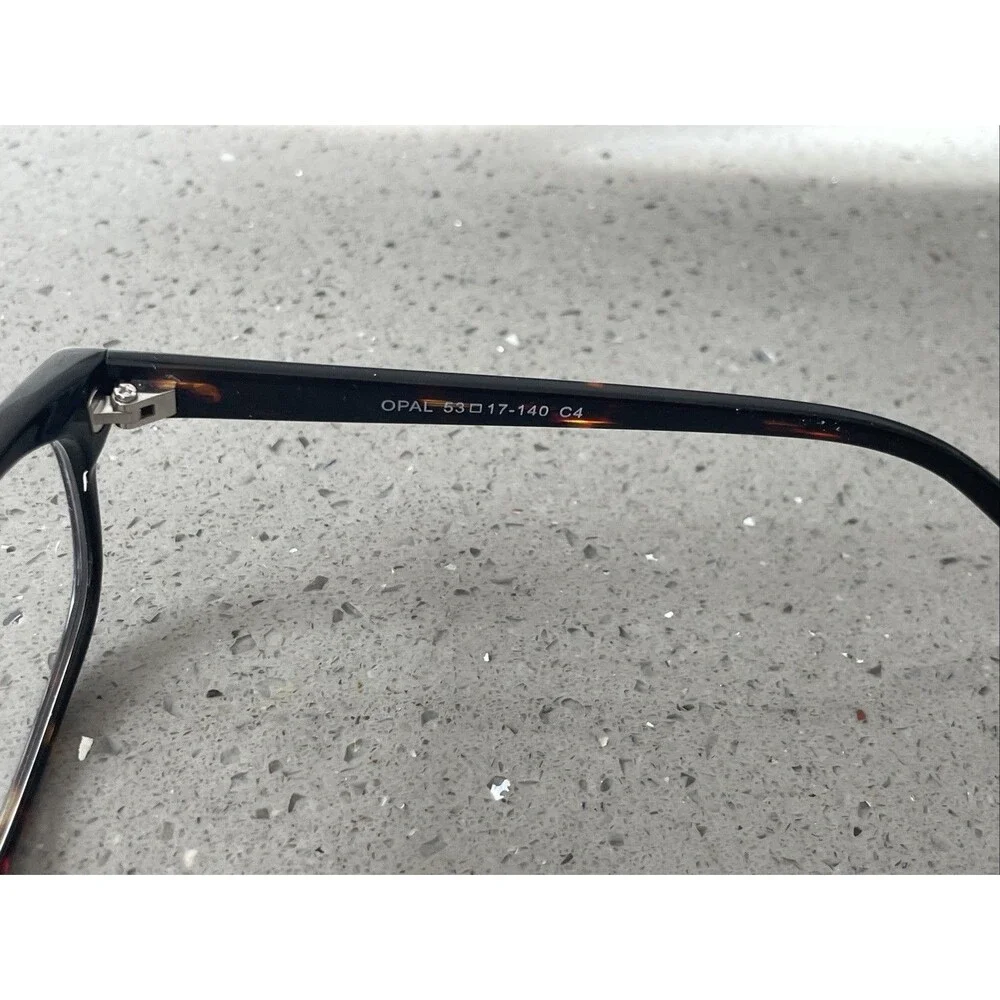 Eyebuydirect Opal 53-17-140 4 Acetate Eyeglasses FRAMES ONLY Full Rim Tortoise